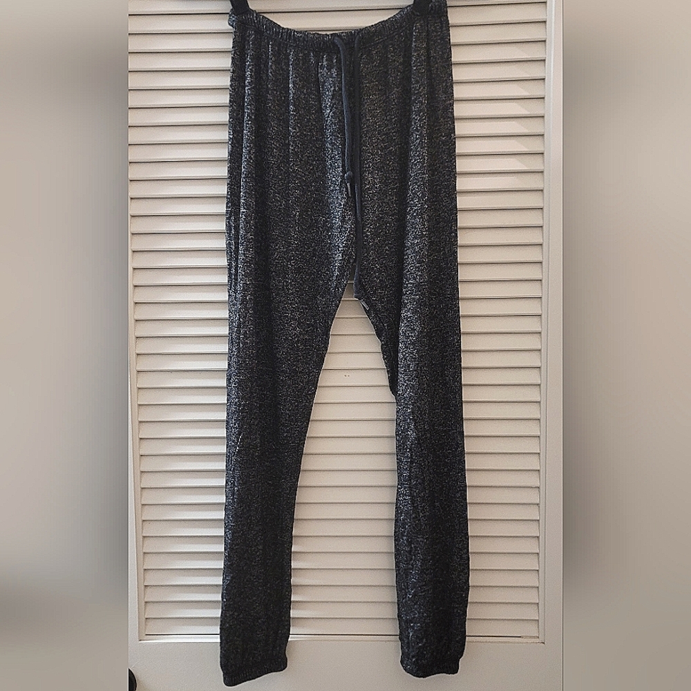 PINK- Black & White Casual Loungewear Sweatpants With Drawstring